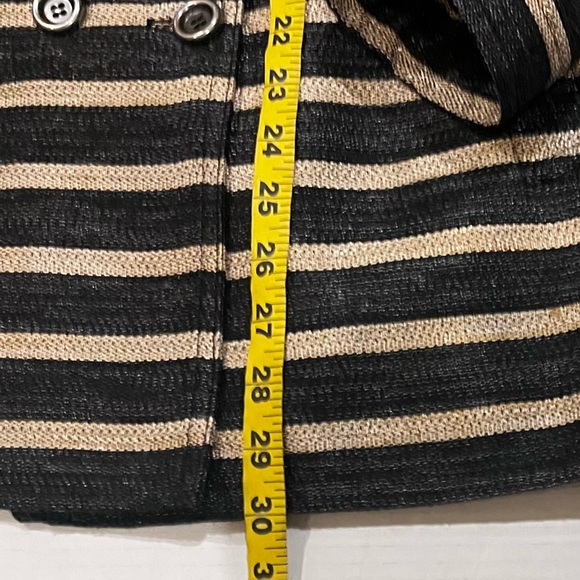 Per Se Nautical Striped Coat - Picture 11 of 12